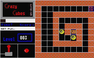 Crazy Cubes atari screenshot